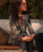 Love Victor S03 Rachel Hilson Camouflage Blazer