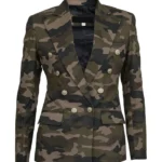Love Victor S03 Rachel Hilson Camouflage Blazer
