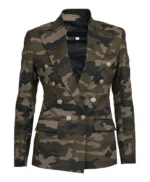 Love Victor S03 Rachel Hilson Camouflage Blazer