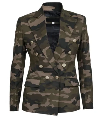 Love Victor S03 Rachel Hilson Camouflage Blazer