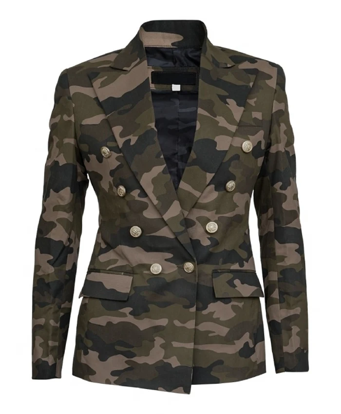 Love Victor S03 Rachel Hilson Camouflage Blazer Love Victor S03 Rachel Hilson Camouflage Blazer