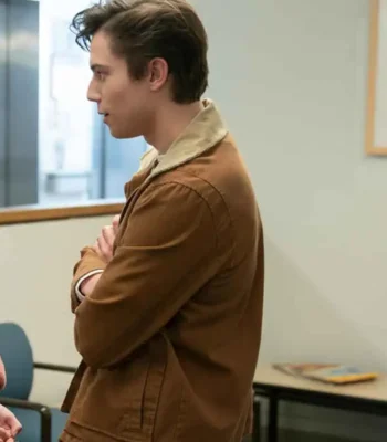 Love Victor Season 02 Felix Weston Brown Cotton Jacket