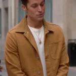 Lucas Bravo Emily In Paris Gabriel S02 Brown Jacket