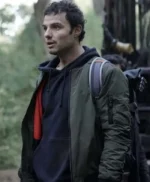 Lucas Hayes TV Series La Brea S02 Green Bomber Jacket
