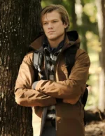 Lucas Till MacGyver S03 Brown Cotton Hooded Jacket