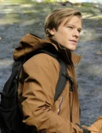 Lucas Till MacGyver S03 Brown Cotton Hooded Jacket