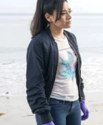 Lucifer Aimee Garcia Bomber Black Jacket