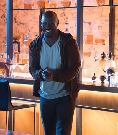 Lucifer Amenadiel Cotton Brown Hooded Jacket