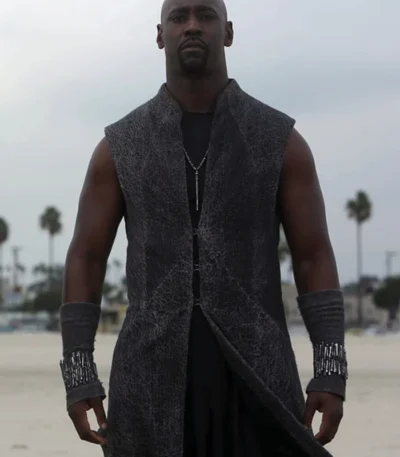 Lucifer Amenadiel Wool Blend Grey Coat