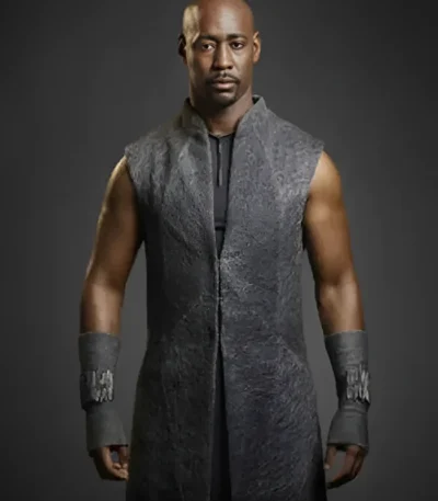 Lucifer Amenadiel Wool Blend Grey Coat