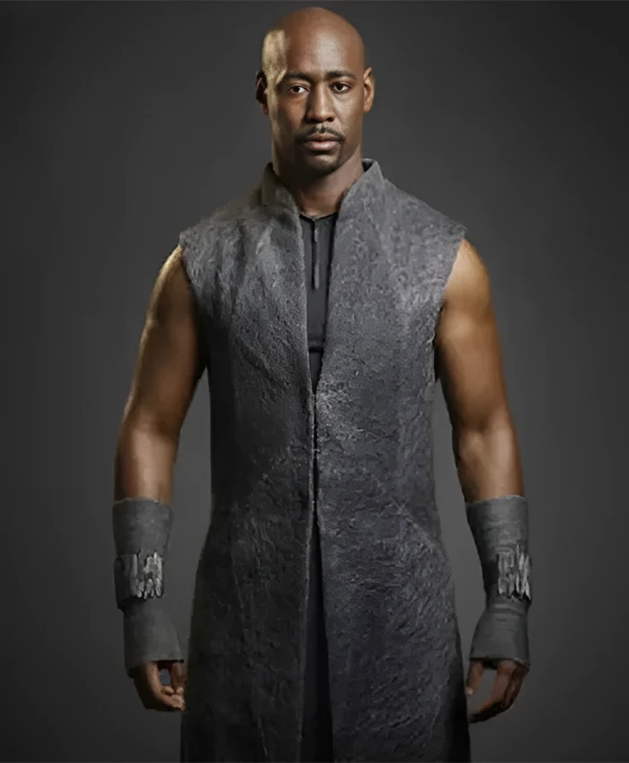 Lucifer Amenadiel Wool Blend Grey Coat Lucifer Amenadiel Wool Blend Grey Coat