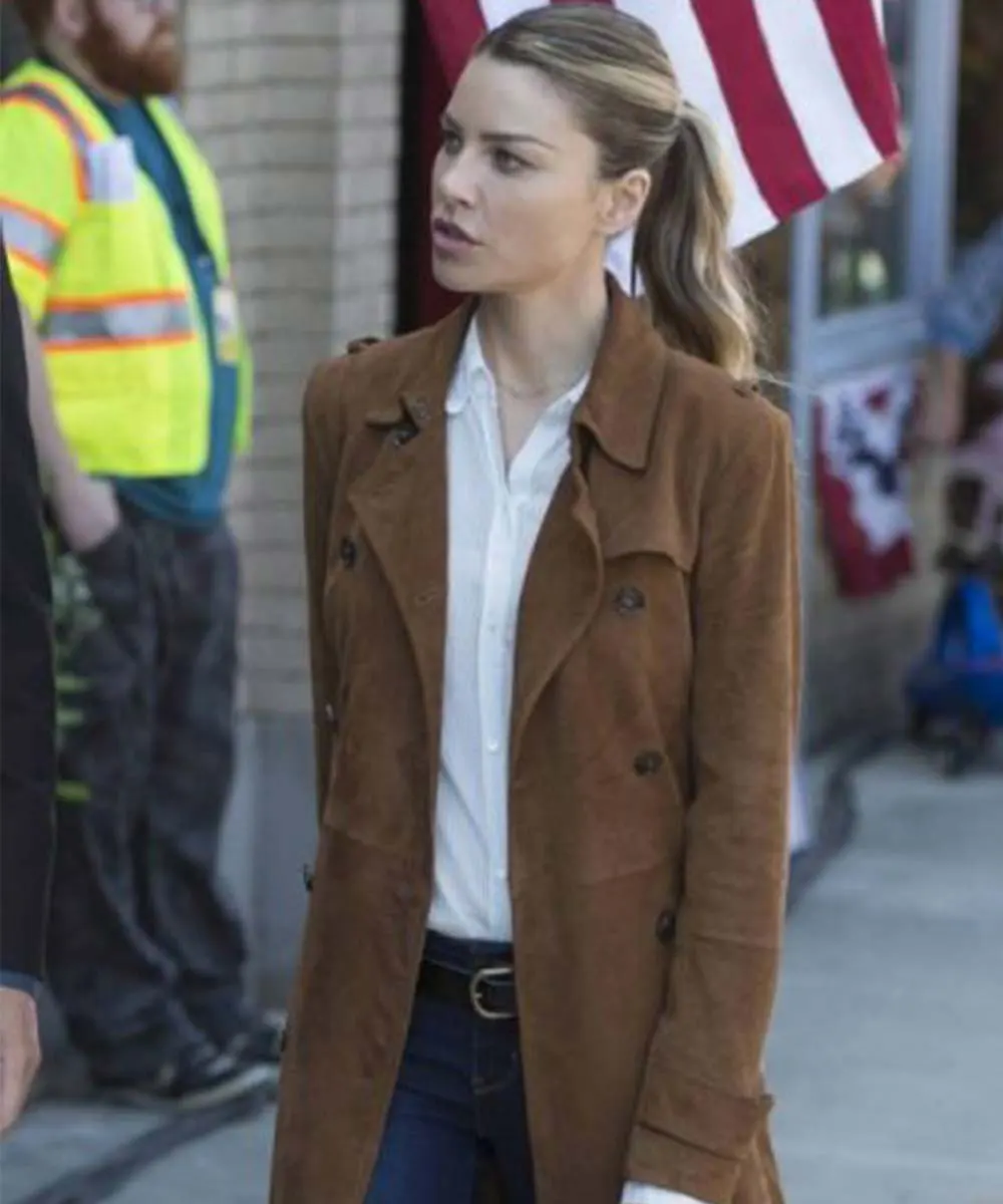 Lucifer Chloe Decker Brown Blend Coat Lucifer Chloe Decker Brown Blend Coat