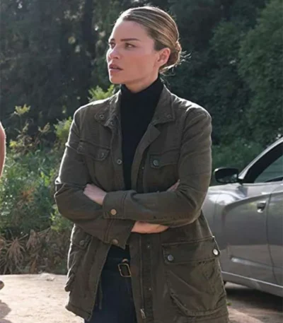 Lucifer Chloe Decker Green Military Cotton Jacket