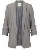Lucifer Chloe Decker Wool Blend Grey Blazer