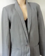 Lucifer Chloe Decker Wool Blend Grey Blazer
