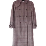 Lucifer S05 Chloe Decker Checked Wool Coat