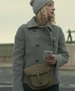Ludivine Sagnier Lupin Double Breasted Wool Peacoat