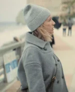 Ludivine Sagnier Lupin Double Breasted Wool Peacoat