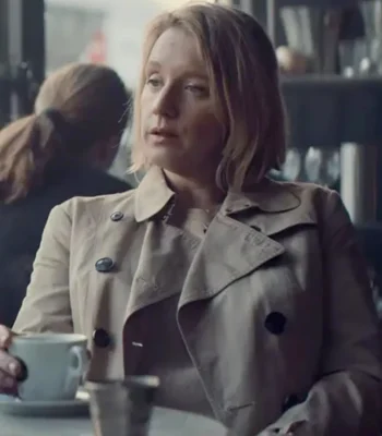 Ludivine Sagnier Lupin Long Cotton Trench Coat