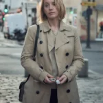 Ludivine Sagnier Lupin Long Cotton Trench Coat
