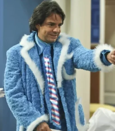 Ludovico P. Luche Baby Blue Fur Coat