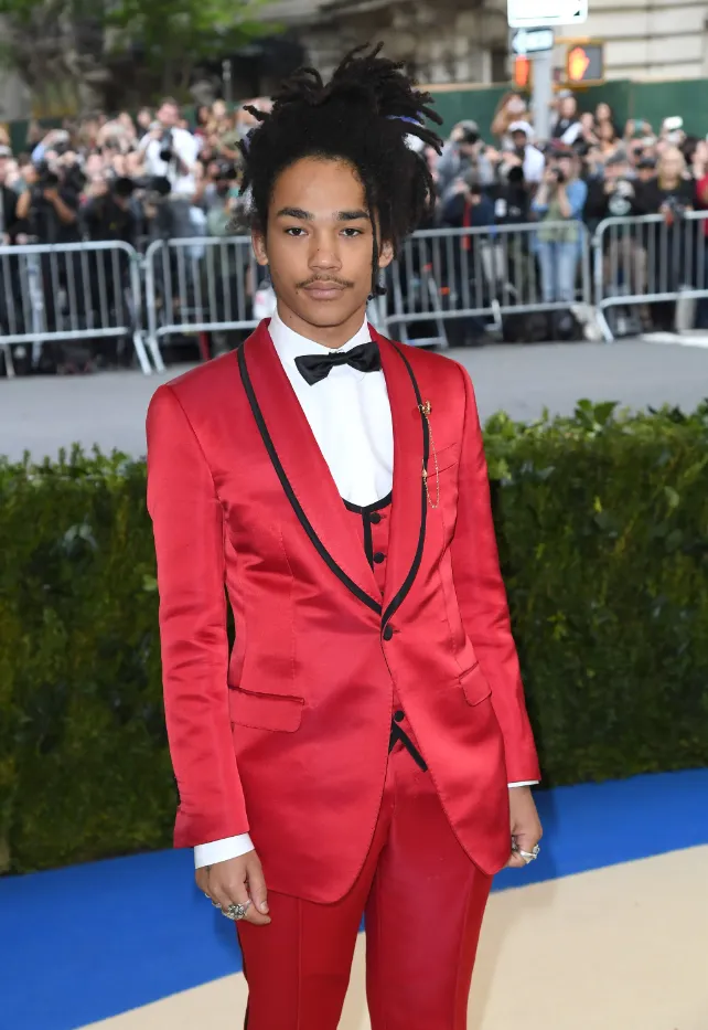 Luka Grown-ish Red Tuxedo Suit Luka Grown-ish Red Tuxedo Suit