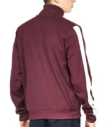 Lupin Assane Diop Maroon Track Jacket