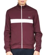 Lupin Assane Diop Maroon Track Jacket