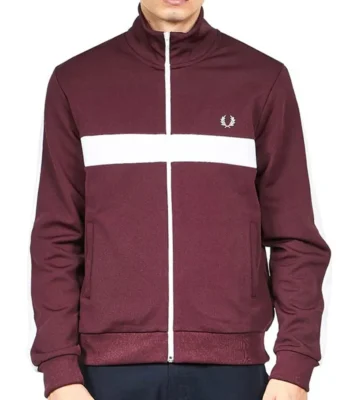 Lupin Assane Diop Maroon Track Jacket
