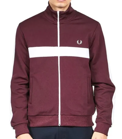 Lupin Assane Diop Maroon Track Jacket