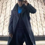 Lupin Omar Sy Black Long Wool Trench Coat