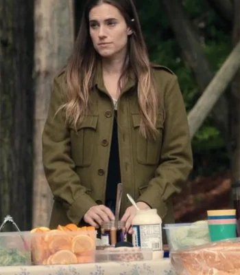 M3GAN 2023 Allison Williams Green Coat