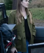 M3GAN 2023 Allison Williams Green Coat