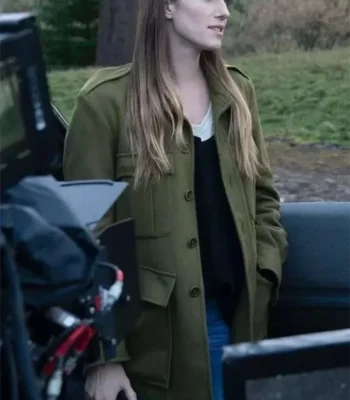 M3GAN 2023 Allison Williams Green Coat
