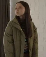 M3GAN Violet McGraw Green Puffer Jacket