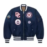 MA-1 Washington Nationals Navy Bomber Jacket