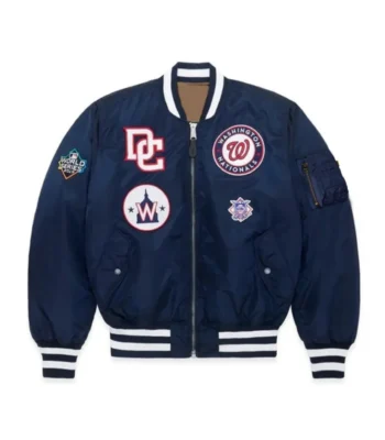 MA-1 Washington Nationals Navy Bomber Jacket