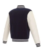 Washington Nationals Navy/White Letterman Jacket