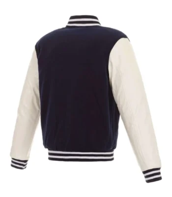 Washington Nationals Navy/White Letterman Jacket