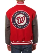Washington Nationals Two Tone Wool Varsity Jacket