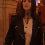 Mabel Mora Only Murders in the Building S05 Black Leather Jacket