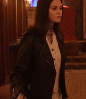 Mabel Mora Only Murders in the Building S05 Black Leather Jacket
