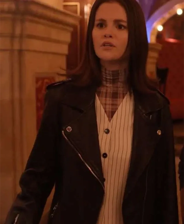 Mabel Mora Only Murders in the Building S05 Black Leather Jacket Mabel Mora Only Murders in the Building S05 Black Leather Jacket