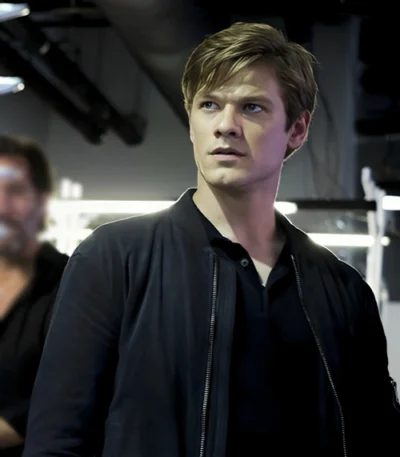 MacGyver S04 Angus Black Cotton Bomber Jacket