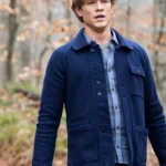 MacGyver Angus Blue Shirt Style Fleece Jacket