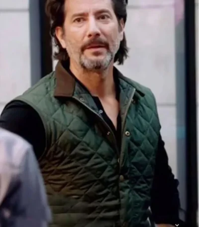 MacGyver S04 Russ Taylor Green Quilted Vest