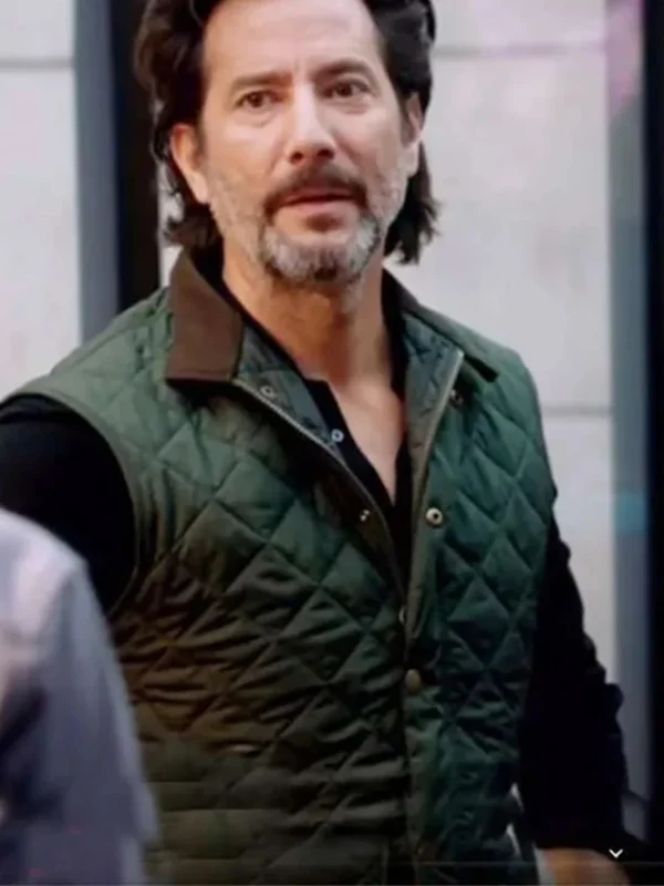 MacGyver S04 Russ Taylor Green Quilted Vest