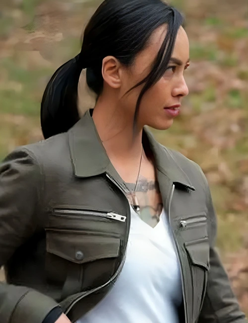 Macgyver S05 Desi Nguyen Cotton Cropped Jacket Macgyver S05 Desi Nguyen Cotton Cropped Jacket