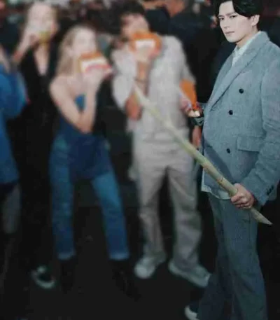 Mackenyu One Piece Grey Suit