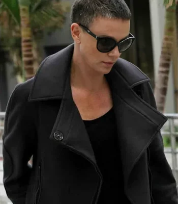Mad Max Fury Road Charlize Theron Black Wool Jacket